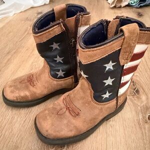 Smoky Mountain Boys American Flag Cowboy Boots